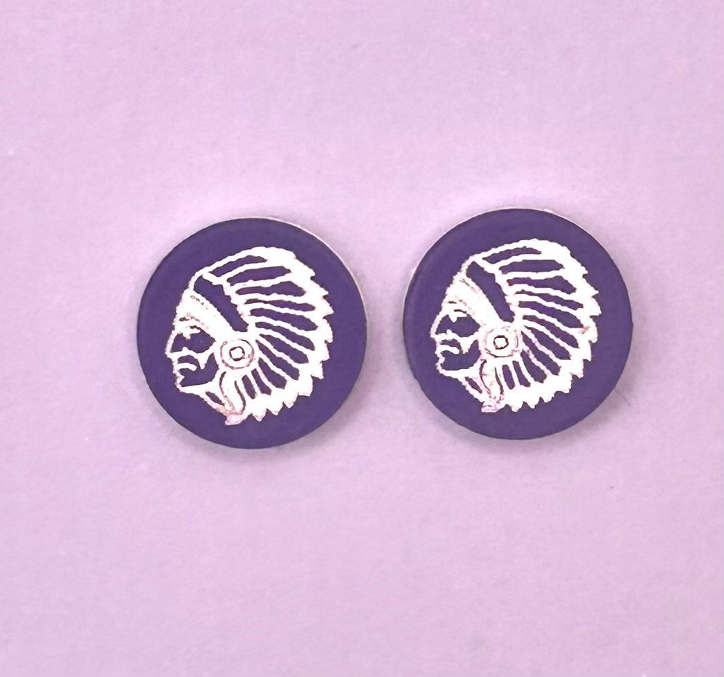 Collinsville Kahok Head Studs