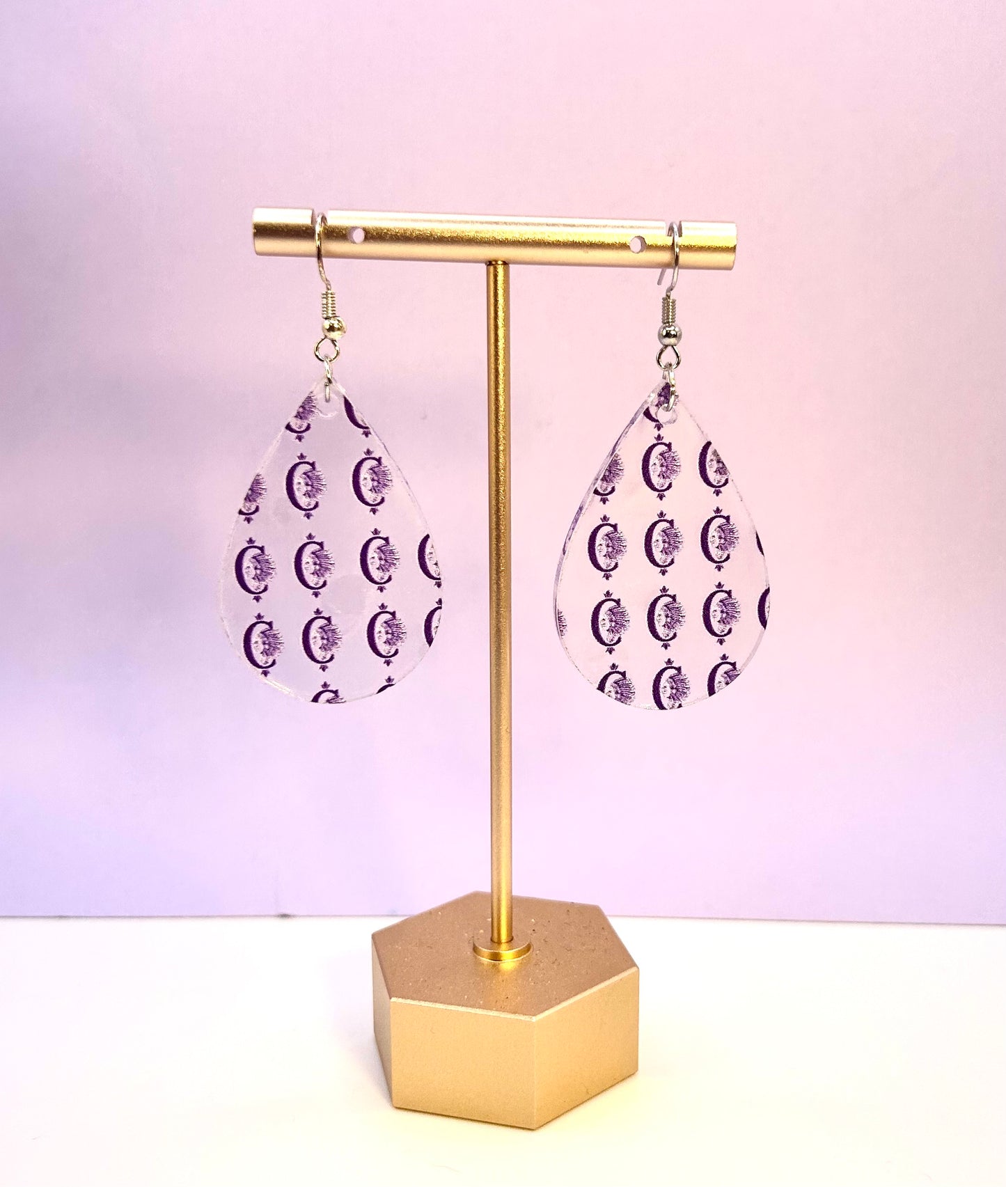 Collinsville High School Logo Teardrop Earring