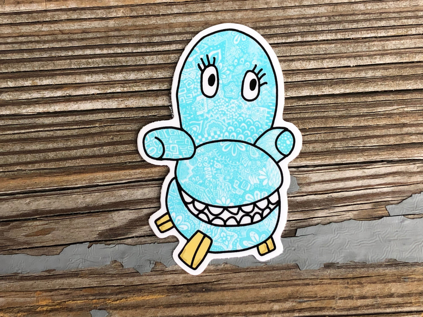 Chairry Pee-Wee’s Playhouse Zentangle Sticker