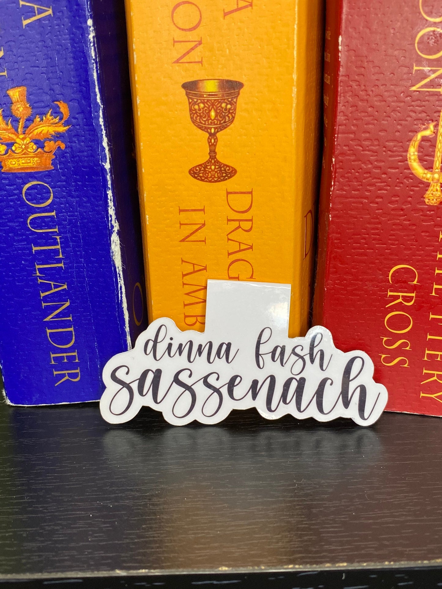 Outlander Dinna Sassenach magnetic bookmark Fraser