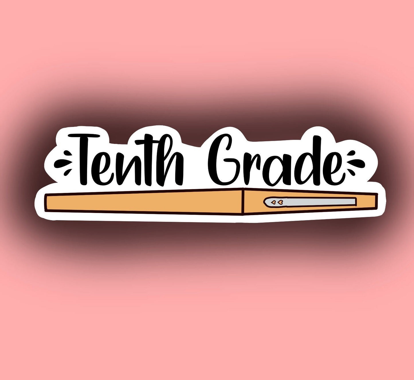 Tenth grade flair pen sticker