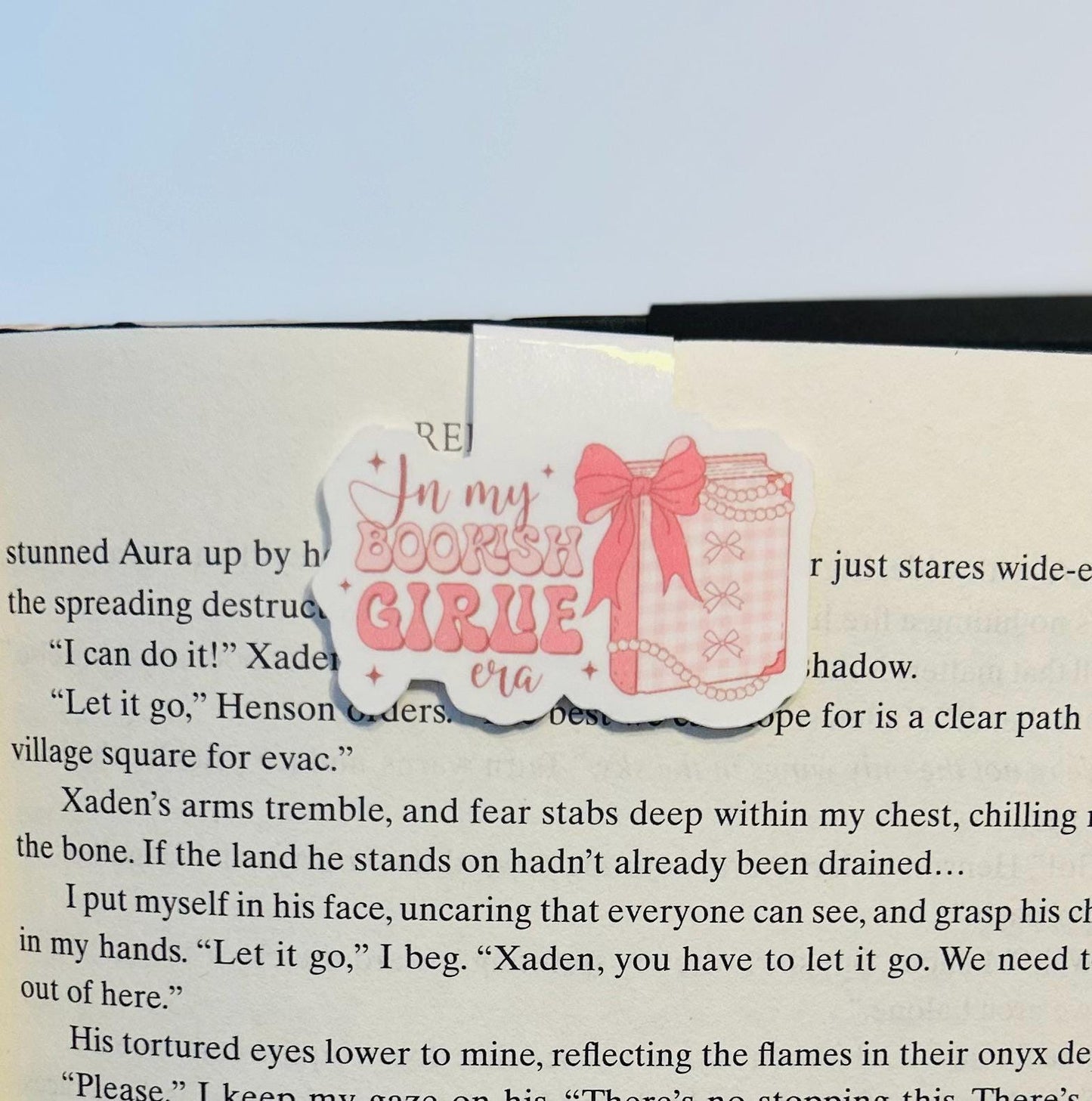 In My Bookish Girlie Era Magnetic Bookmark