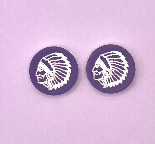 Collinsville Kahok Head Studs