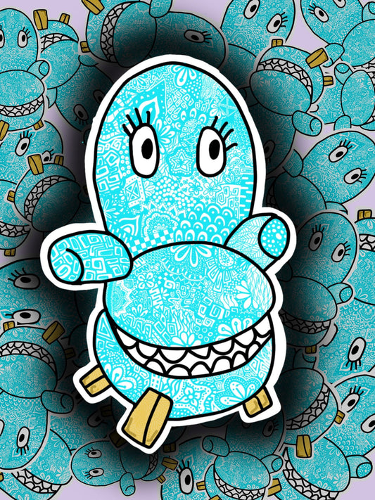 Chairry Pee-Wee’s Playhouse Zentangle Sticker
