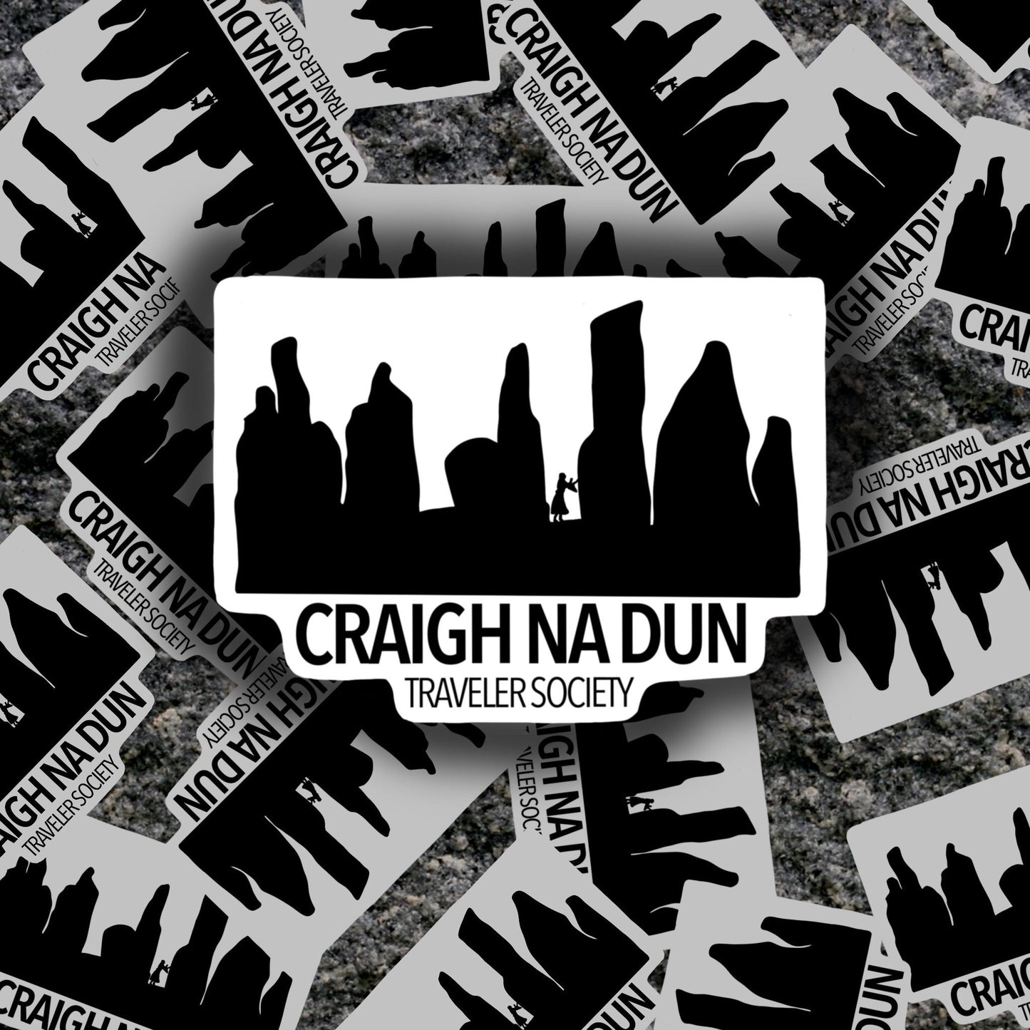 Craigh Na Dun Traveler Society Outlander decal laptop sticker