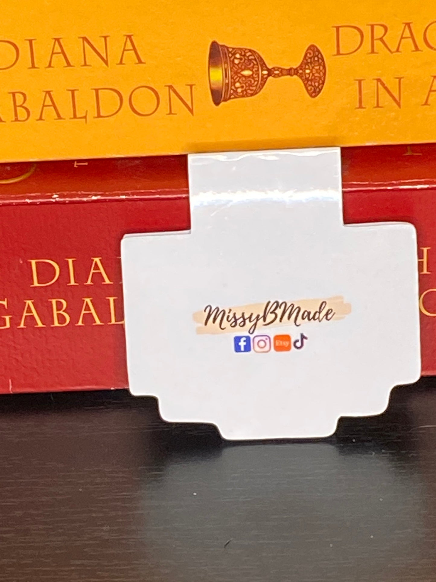 Outlander Craigh Na Dun Traveller Society magnetic bookmark