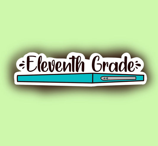 Eleventh Grade Flair Pen Sticker Junior