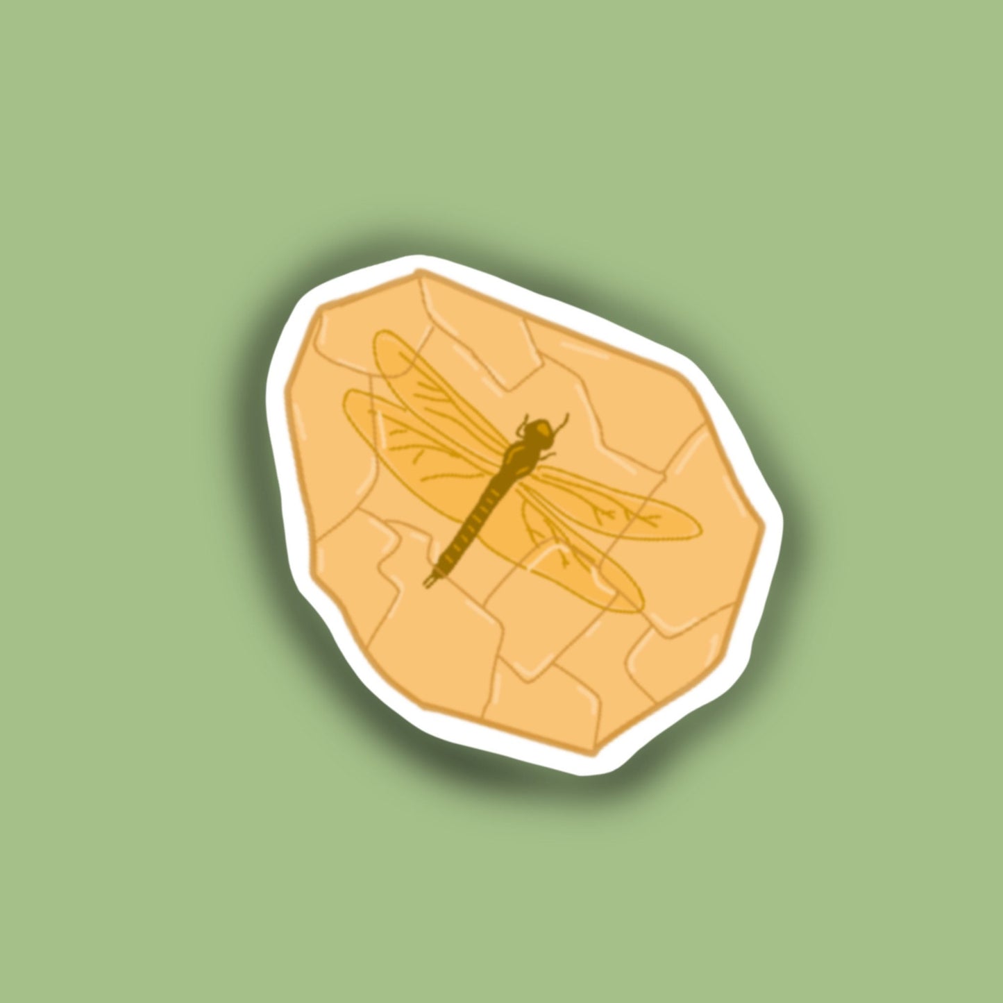 Dragonfly In Amber Outlander Sticker