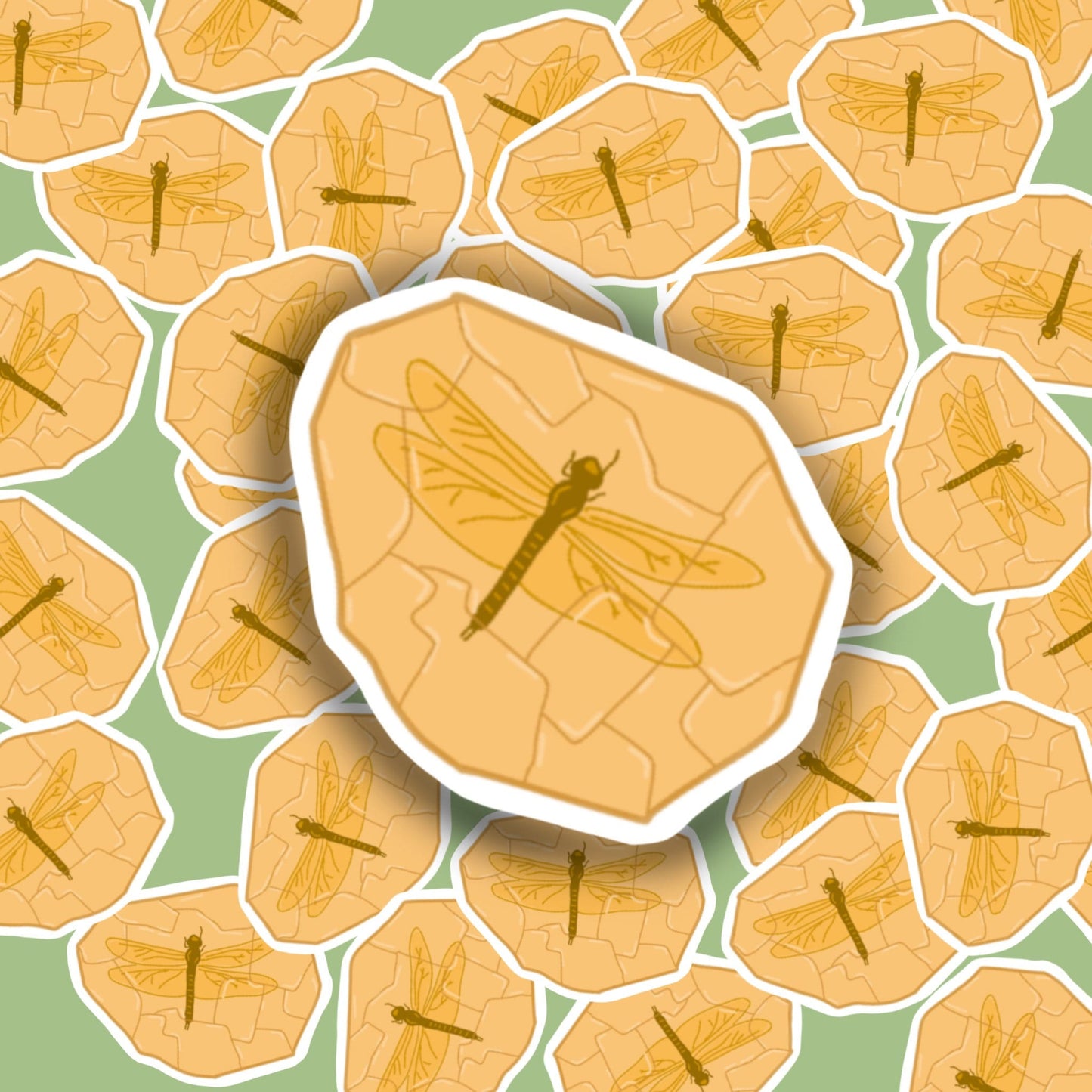 Dragonfly In Amber Outlander Sticker