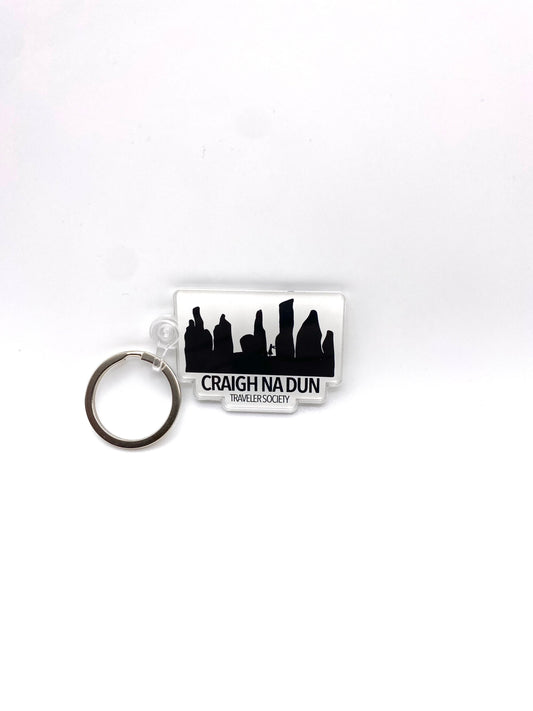 Outlander Craigh Na Dun Traveler Society Acrylic Keychain