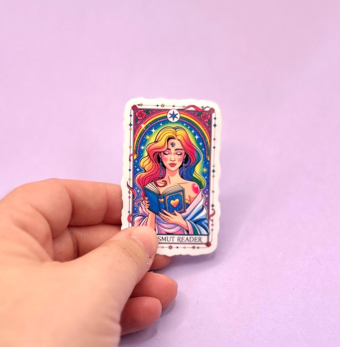 The Smut Reader Tarot Card Sticker
