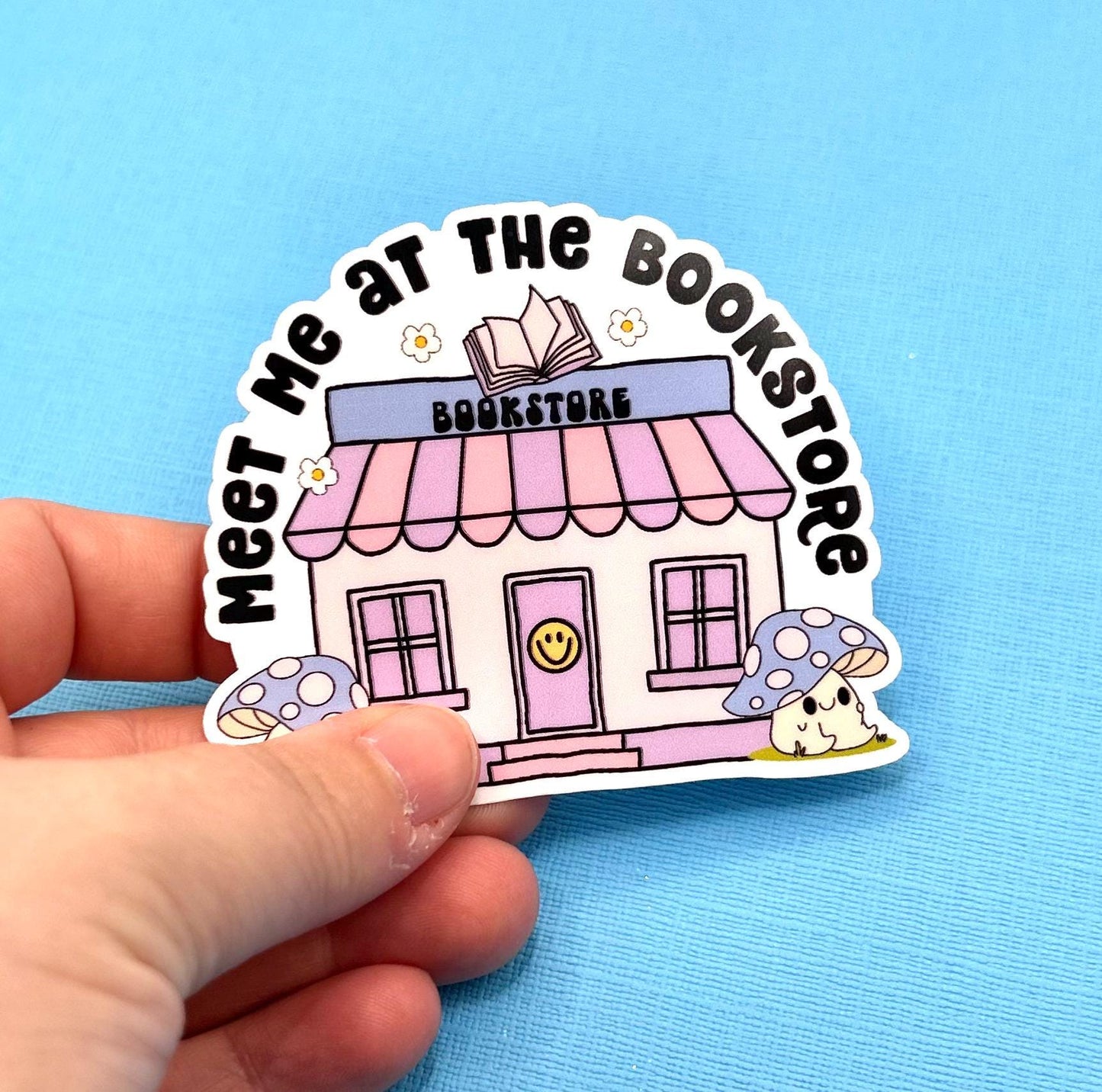 Meet Me at the Bookstore Sticker