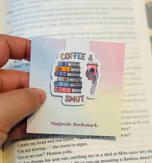 Coffee and Smut  Magnetic Bookmark