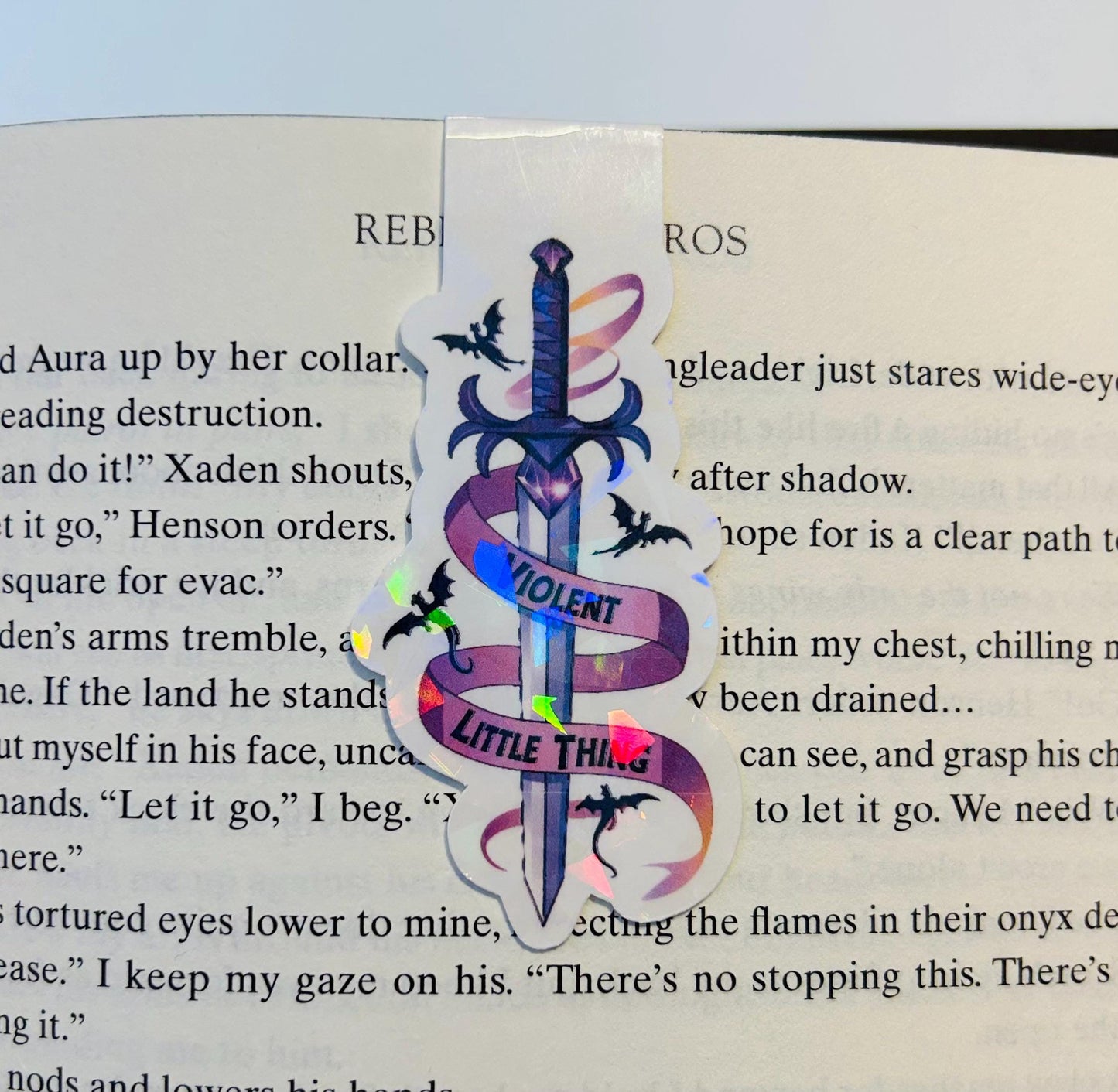 Violent Little Thing – Holographic Magnetic Bookmark