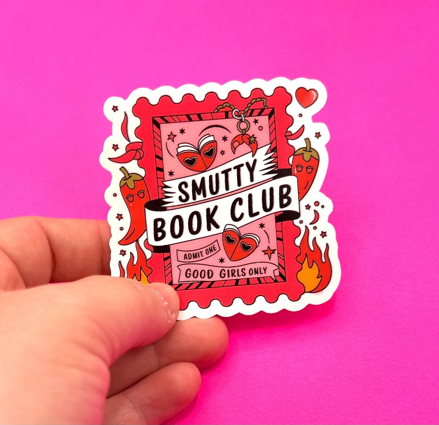 Smutty Book Club Sticker