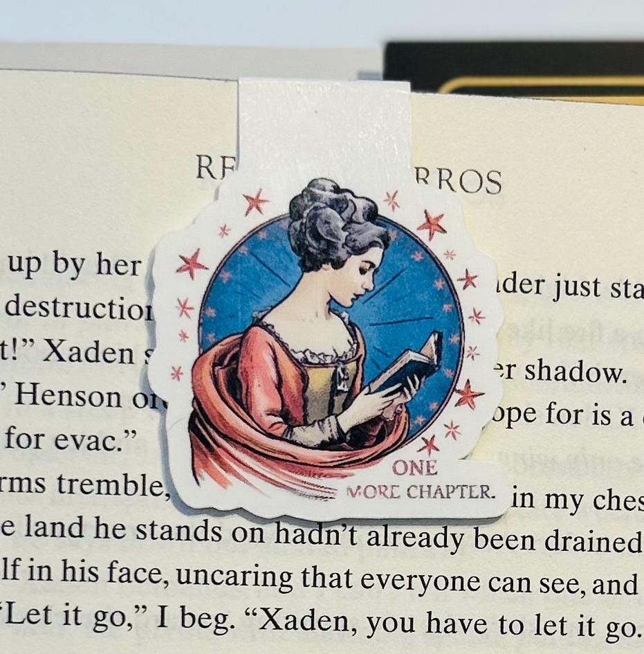 One More Chapter – Regency Lady Magnetic Bookmark