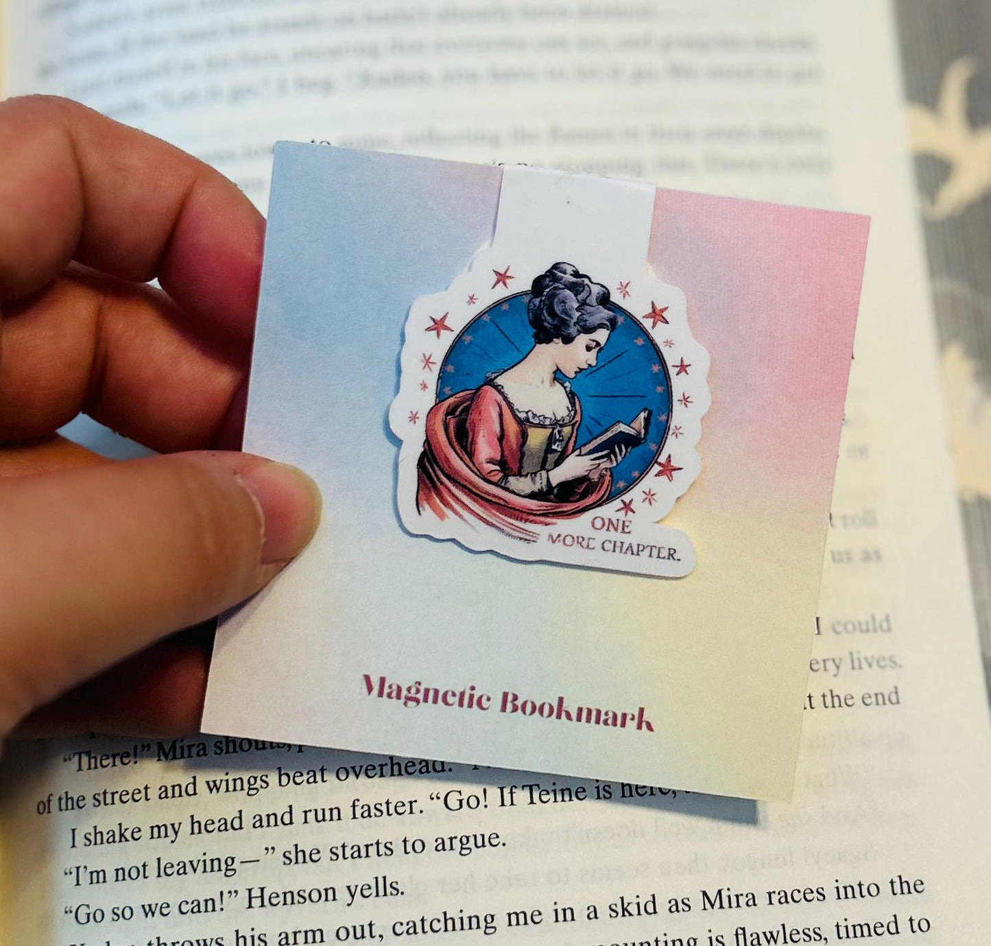 One More Chapter – Regency Lady Magnetic Bookmark