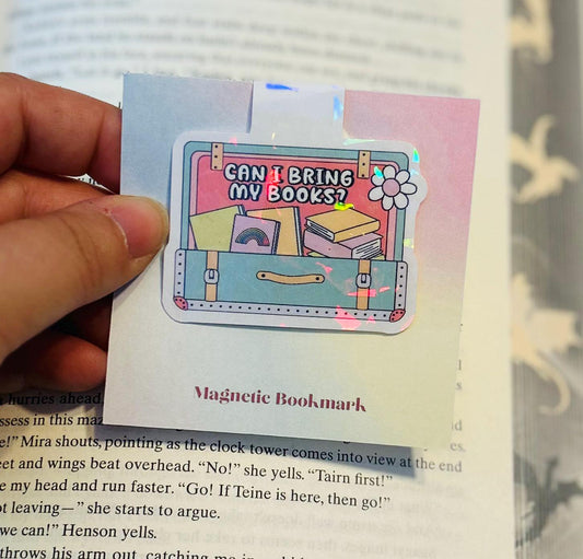 Can I Bring My Books? – Holographic Magnetic Bookmark