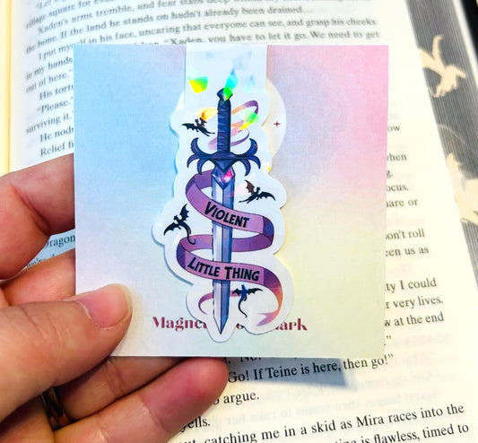 Violent Little Thing – Holographic Magnetic Bookmark