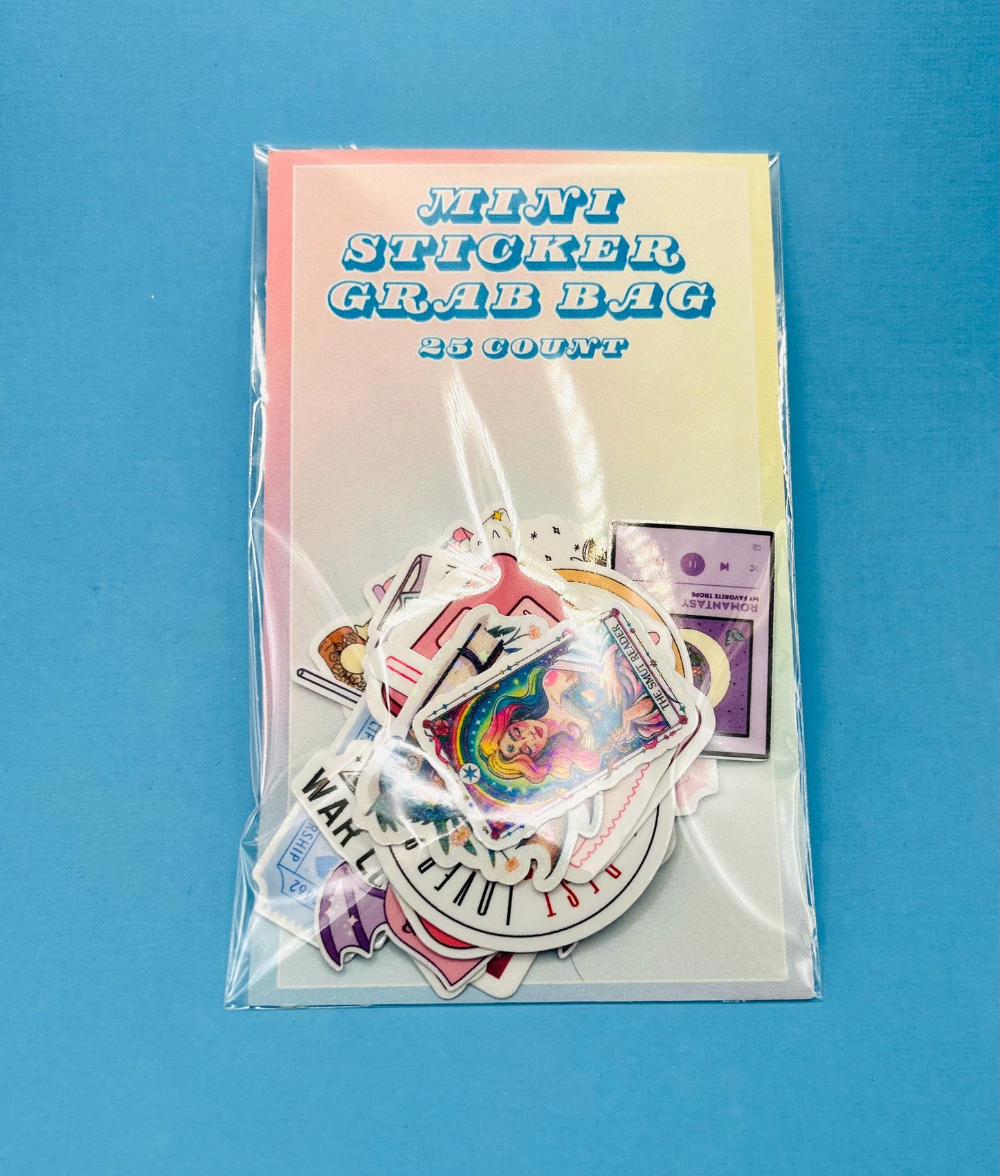 Random Mystery Mini Sticker Pack Grab Bag Kindle Booktok